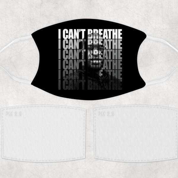 BLM I Can’t Breathe Face Mask