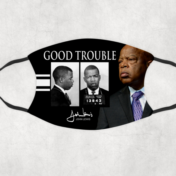 BLM Good Trouble Face Mask