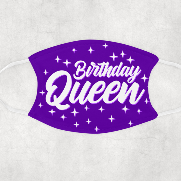 Birthday Queen Face Mask