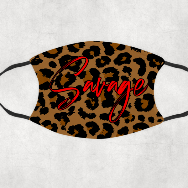 Savage Leopard Pattern Face Mask
