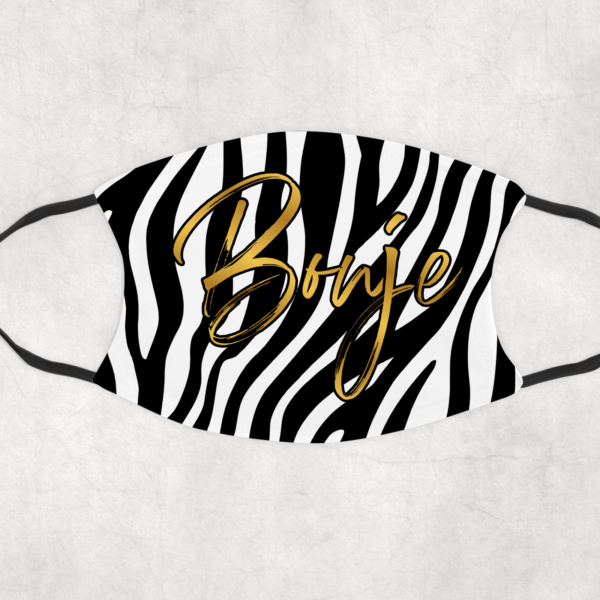 Bouje Zebra Face Mask