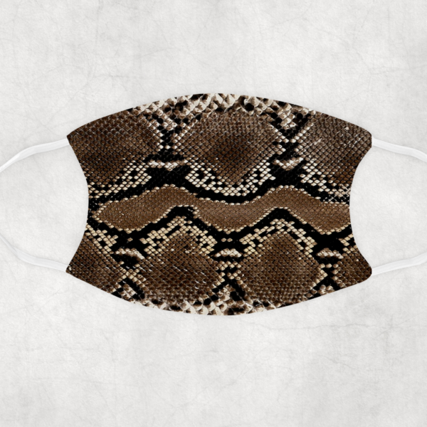 Snake Skin Pattern Face Mask