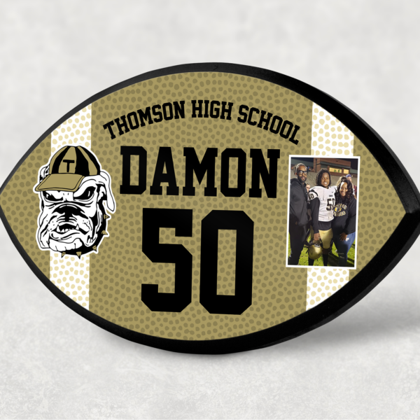 School Football Plaque