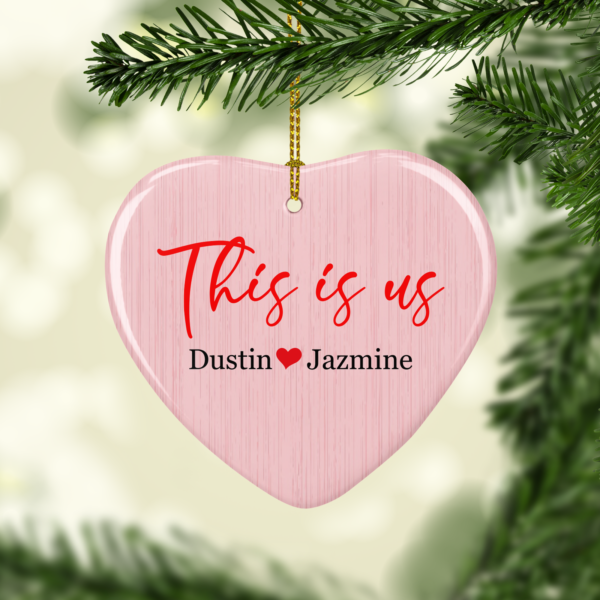 This is Us Photo Ornament – 2 Sided