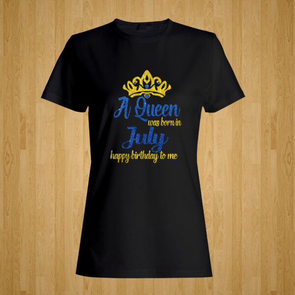 A Queen was Born – Happy Birthday to Me Tshirt