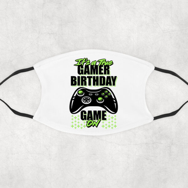 It’s a True Gamer Birthday – Game On Mask