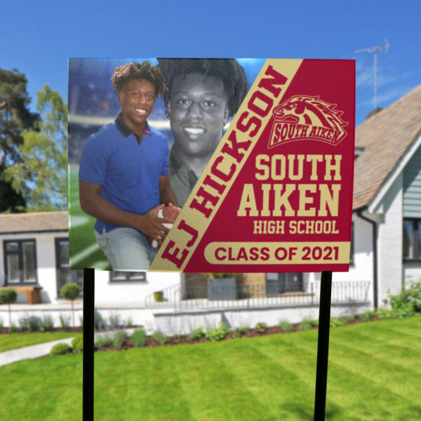 Three Curve Grad – South Aiken Yard Sign