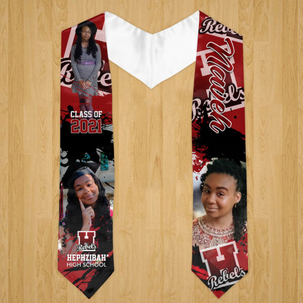 Grad Stole Three Photo- Hephzibah Stole