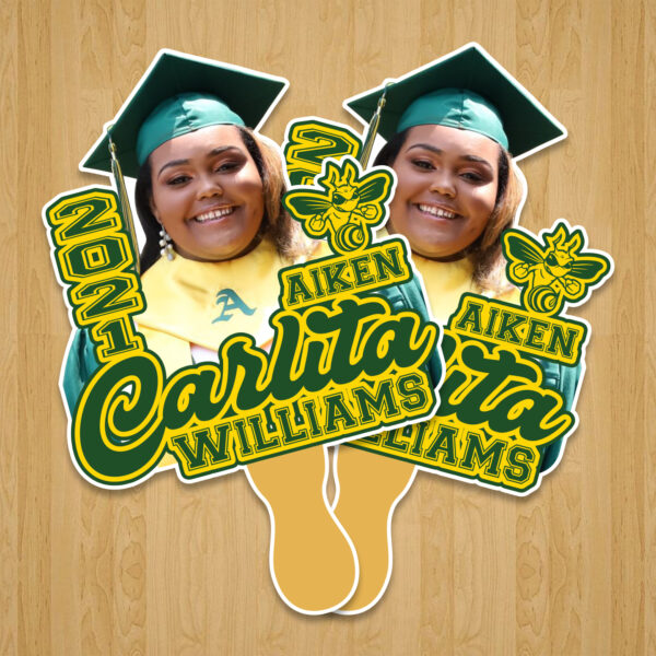 Grad Fan with Photo – Aiken