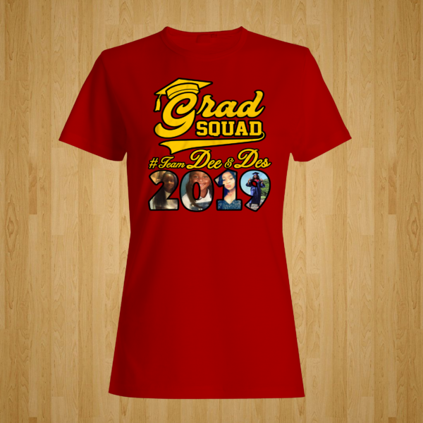 Grad Class Squad w/photo Tshirt