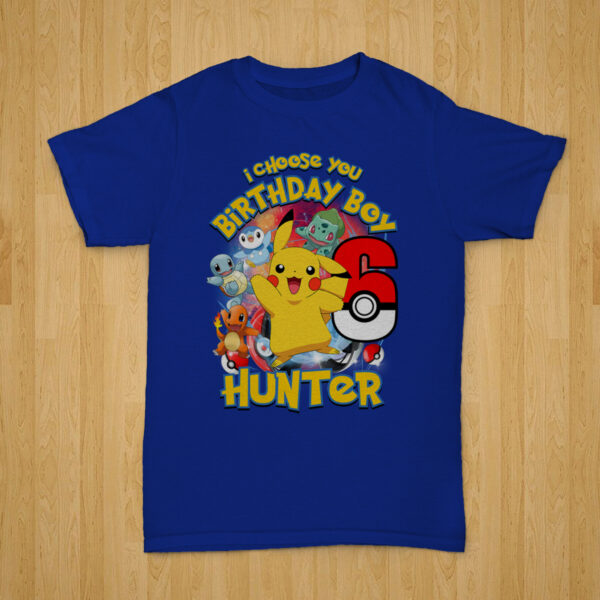 I Choose You Birthday Boy Graphic Tshirt