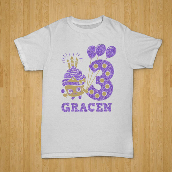 Cupcake Birthday Tshirt