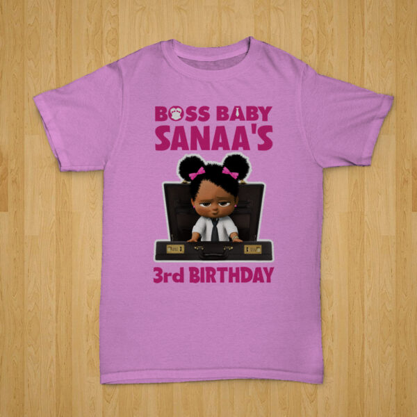 Kid Boss Birthday Tshirt