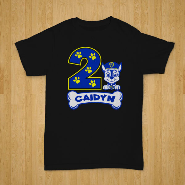 Kid Paw Birthday Tshirt